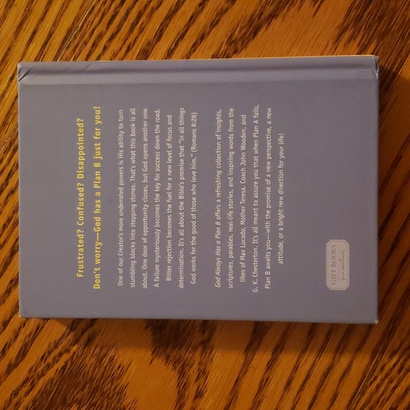 God Always has a Plan B - Gift Book from Hallmark - Picture 3 of 3